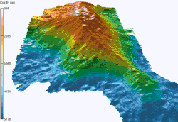 3D map of Kamaʻehuakanaloa