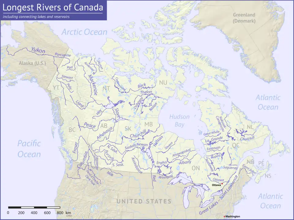 Rivers of Canada