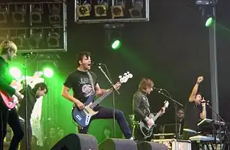 Lostprophets performing in 2007