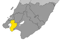 Location of Lower Hutt