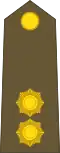 Lieutenant en premier (Luxembourg Army)[23]