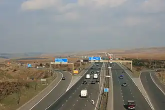 M62 J22 from Pennine Way.JPG
