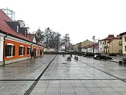 View of the town centre