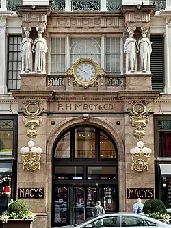 Macy's Herald Square main entrance