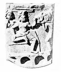 Palace scene, Sibi Jataka