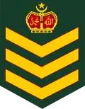 Staf sarjan (Malaysian Army)[38]