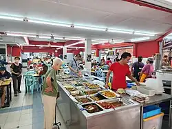 Interior of a kopitiam, Malaysia
