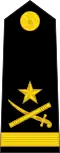 Major general (Dhivehi: ބްރިގޭޑިއަރ ޖެނެރަލް) (Maldivian Marine Corps)[46]