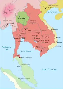 Khmer Empire, c. 900