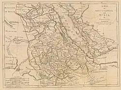 Map of Abyssinia and Nubia 1774