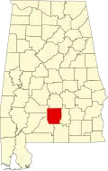 State map highlighting Butler County
