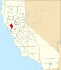 Location in the state of California