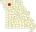 A state map highlighting Daviess County in the northwestern part of the state.