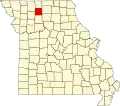 A state map highlighting Grundy County in the northwestern part of the state.
