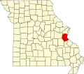 A state map highlighting Jefferson County in the eastern part of the state.
