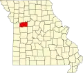 A state map highlighting Lafayette County in the northwestern part of the state.