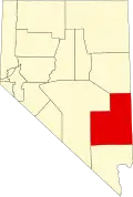 State map highlighting Lincoln County