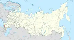 Location of Karachay-Cherkess Republic