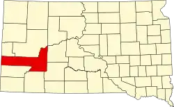 Pennington County map