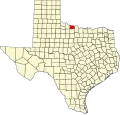 State map highlighting Wichita County
