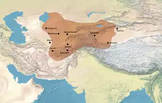 Hephthalites is located in Hephthalites