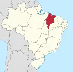 Location in Brazil