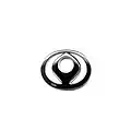 Shortly after the release of the new symbol, the design was smoothed out to reduce its similarity to Renault's. This is sometimes referred to as the "eternal flame" logo. It also represented the design of the rotary engine that Mazda was famous for.
