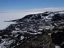 aerial photograph of McMurdo station