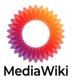 MediaWiki logo, depicting sunflower that represents the diversity of content