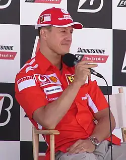 Michael Schumacher won seven World Drivers' Championship titles between 1994 and 2004.