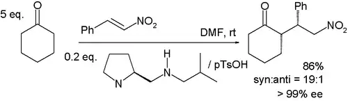 Michael reaction asymmetric