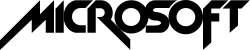 1980 – June 25, 1982: Second Microsoft logo.