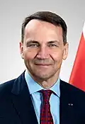 Radosław Sikorski Minister of Foreign Affairs (2007–2014, 2023–present), Deputy Prime Minister (2025–present)[89]