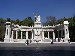 Benito Juárez Hemicycle, Mexico City, by Guillermo Heredia (1906–1910)