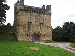 Morpeth Castle Gatehouse in Northumberland, England