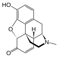Chemical structure of Morphinone.