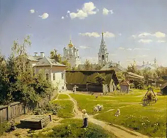 Vasily Polenov, Moscow Courtyard (1878)