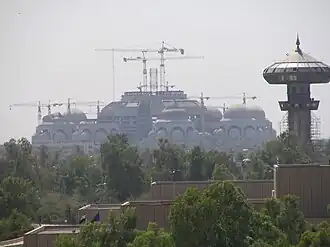 Al-Zawraa Park with Al-Rahman Mosque in background