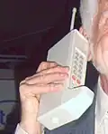 In 1983, the Motorola DynaTAC 8000X becomes the first commercially available mobile phone model