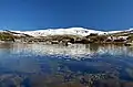 View of Mount Kosciuszko and the Etheridge Range from the headwaters of the Snowy River
