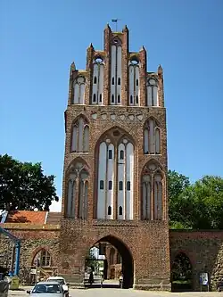 Treptow Gate with Neubrandenburg Regional Museum