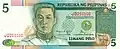Five-peso note, New Design Series