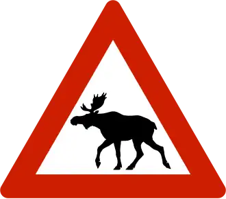 Norwegian road sign.