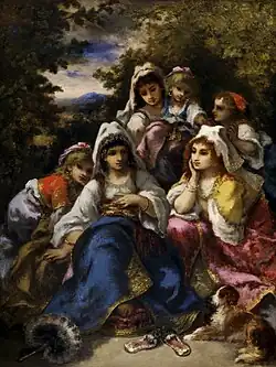Narcisse Virgilio Díaz: The Gypsy Princesses (c.1865–1870), San Antonio Museum of Art