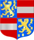 Arms of Engelbrecht II and Henry III of Nassau-Breda.[50]