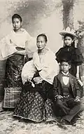 Native Filipino family