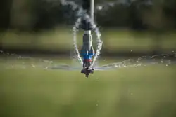 Rotator style pivot applicator sprinkler