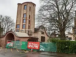 Gradel Quadrangles, Mansfield Road, nearing completion, March 2024
