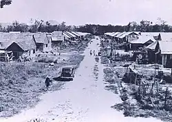 A British model new village, designed as part of the Briggs Plan to separate the largely Chinese Malaysian rural populace from communist guerrillas during the Malayan Emergency (1948–1960)