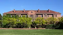This is a photograph of the Newland Building at St Mark's College, one of several private residential colleges near the university.